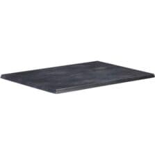 Tabletop, In/Out, Rectangle, 30"Wx48"H, Black Steel