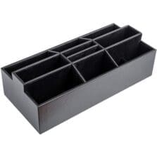 Remote Control Organizer, 12-1/4"x6-3/5"x3-3/4", BK