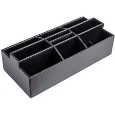 Remote Control Organizer, 12-1/4"x6-3/5"x3-3/4", BK