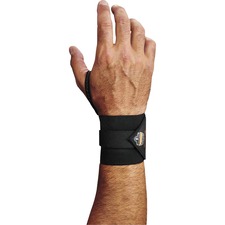 Wrist Wrap, w/Thumb Loop, Small/Medium, 6/CT, Black