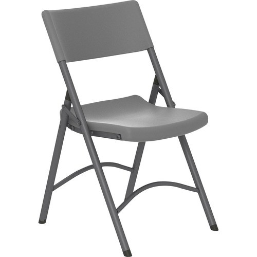 Chair, Folding, 300 lb. Weight Capacity, 4/CT, Gray