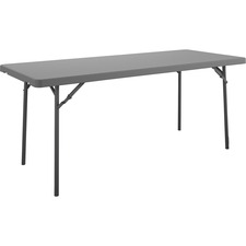 Table, Folding, B Mold, 60"Wx4"Lx29-1/4"H, Gray