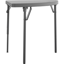 Table, Folding, Corner, 24"Wx24"Lx29-1/5"H, 2/CT, Gray