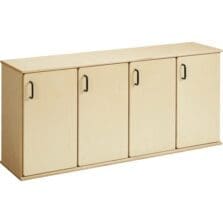 Lockers, Stacking, w/Doors, 48-1/2"x12"x21-1/2", Baltic