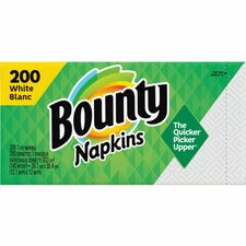 Napkins, Quilted, 1-Ply, 12"x12", 200/PK, White