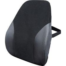 Backrest, Memory Foam, 2-3/4"Wx18"Lx20"H, Black/Gray