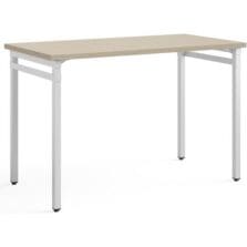 Desk, Work-from-Home, 45-1/2"x23-1/2"x29-1/2", Beige/White