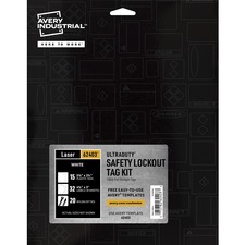 Tag Kit, LOTO, Perm, Laser, 5-3/4"x3-1/4", 15/PK, WE