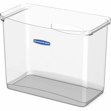 Storage Bin, f/Drawers/Plastic Boxes, Letter, 9.8"x12"x6.3", CL