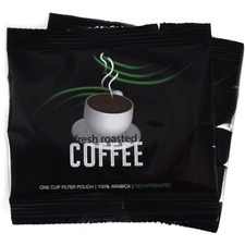 Coffee, Decaf, 1 Cup Filter Pouch, 200/CT, Black