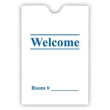 Key Card, Mag Strip, 3-2/5"Wx2-1/10"H, 500/CT, Multi