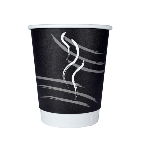 Paper Cup, Hot, Insulated, Double Wall, 9oz, 900/CT, BK