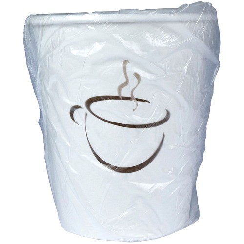 Paper Cup, Hot, Wrapped, Single Wall, 9oz, 1000/CT, White