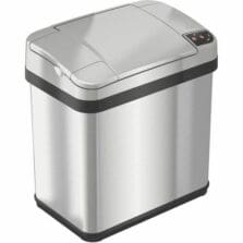 Trash Can, 2.5 Gal, 10-3/10"Wx6-9/10"Lx11-7/10"H, Multi