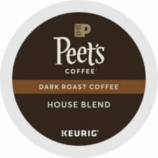 Coffee, House Blend, Dark Roast, K-Cup, 22/BX, Brown