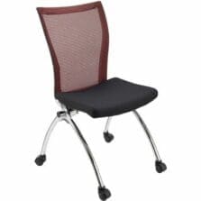 Chair, High-Back, 23-1/2"x24-1/4"x37-1/2", 2/CT, RD/SR
