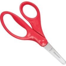 Scissors,Children, Safety Edge Blades, Blunt, 5", Red