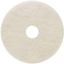 Floor Pads, f/Burnishing, 17", 5/CT, Beige