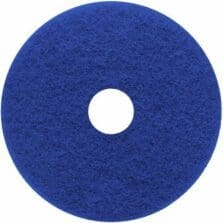 Floor Pads, f/Cleaning, 17", 5/CT, Blue