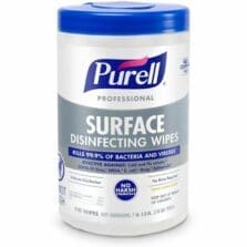 Wipes, Disinfecting, f/Surfaces, No Rinse, 7"x8", 110/Tub, WE