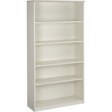 Bookcase, 5-Shelf, Adjustable, 36"x13"x58", Textured Sea Salt