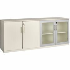Cabinet, Low Wall, w/Doors, 72"x20"x29-1/2", Textured Sea Salt