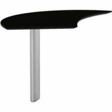Desk Extension, Left, 47"x28"x29-1/2", Mocha