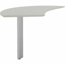 Desk Extension, Left, 47"x28"x29-1/2", Textured Sea Salt
