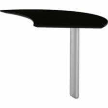 Desk Extension, Right, 47"x28"x29-1/2", Mocha