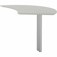 Desk Extension, Right, 47"x28"x29-1/2", Textured Sea Salt