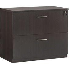 Lateral File, 2-Drawer, 36"x20"x29-1/2", Mocha