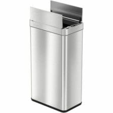 Trash Can, w/Sensor Lid, Carbon Filter, 10.4"x28.7"x16.3", SR