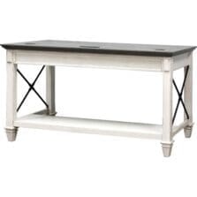 Desk, Writing, 60"x28"x31", Vintage Linen