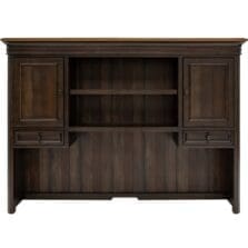 Hutch, 68"x14"x48", Dark Roast