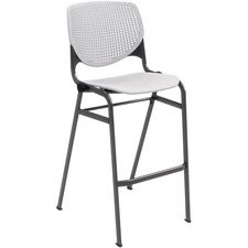 Barstool, Stack, 23"x22"x46-1/2", Light Gray