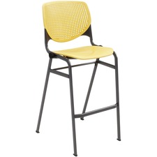 Barstool, Stack, 23"x22"x46-1/2", Yellow