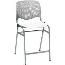 Stool, Counter, 21-1/4"x21-1/2"x41-1/2", Light Gray/White