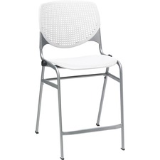 Stool, Counter, 21-1/4"x21-1/2"x41-1/2", White