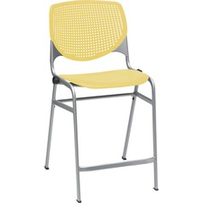 Stool, Counter, 21-1/4"x21-1/2"x41-1/2", Yellow