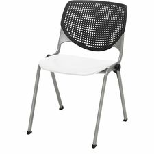 Chair, Kool, 20-1/2"x21-1/4"x31-1/2", Black/White