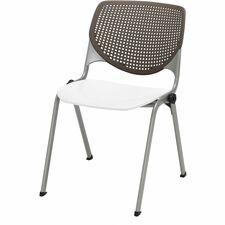 Chair, Kool, 20-1/2"x21-1/4"x31-1/2", Brownstone/White