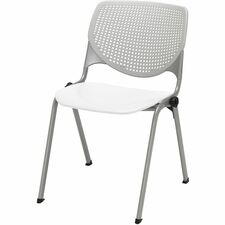 Chair, Kool, 20-1/2"x21-1/4"x31-1/2", Light Gray/White