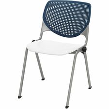 Chair, Kool, 20-1/2"x21-1/4"x31-1/2", Navy/White