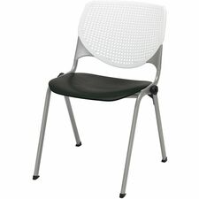 Chair, Kool, 20-1/2"x21-1/4"x31-1/2", White/Black