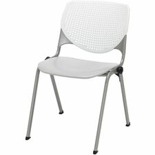 Chair, Kool, 20-1/2"x21-1/4"x31-1/2", White/Light Gray