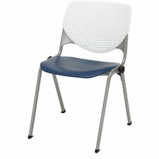 Chair, Kool, 20-1/2"x21-1/4"x31-1/2", White/Navy