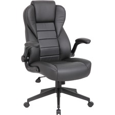 Chair, High Back, 27-1/2"x31"x44-1/2", Black