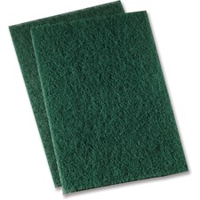 Scouring Pad, Heavy-duty, 9"x6", 15/CT, Green