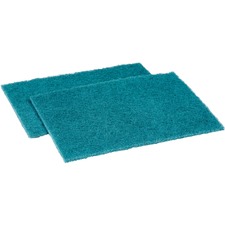 Scouring Pad, Medium-duty, 6"x9", 20/CT, Green