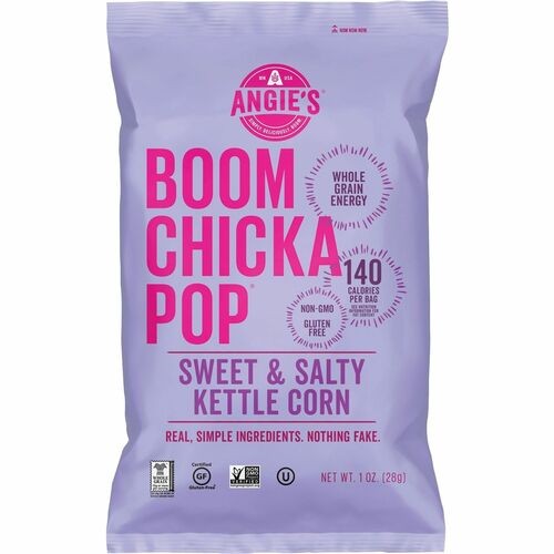 Popcorn, Sweet/Salty Kettle Corn, Single Serve, 0.6oz Bag, 24/CT